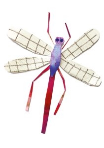 Dragonfly - collage by Sam Groom