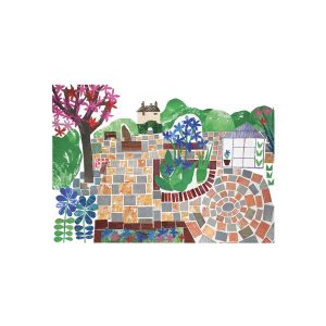 The walled garden print