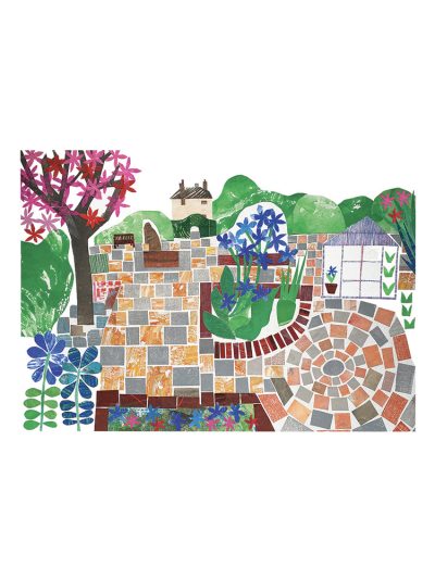 The walled garden print