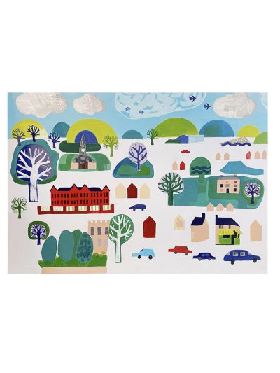 The green shop gates print