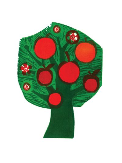 Apple tree print