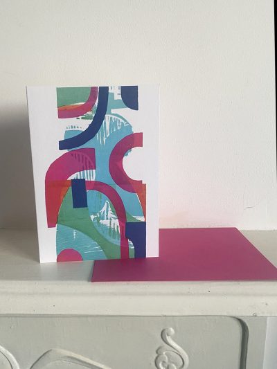 Arrangement No l card and envelope