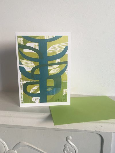Vertical Form No l card and envelope
