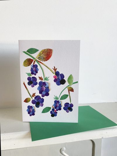 blackberries card and envelope
