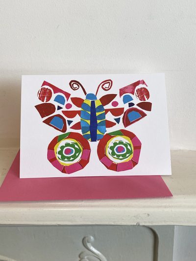 butterfly card and envelope