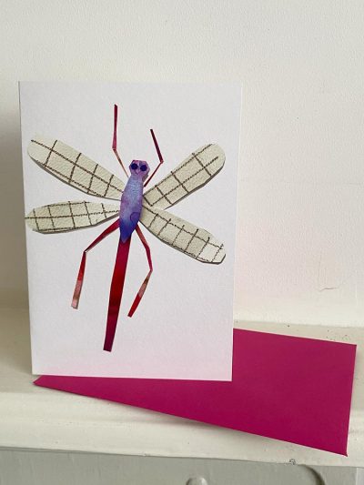 dragonfly card with envelope