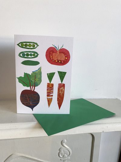 kitchen garden card and envelope