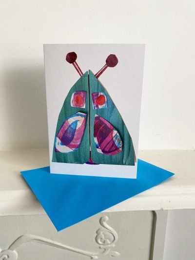 moth card with envelope