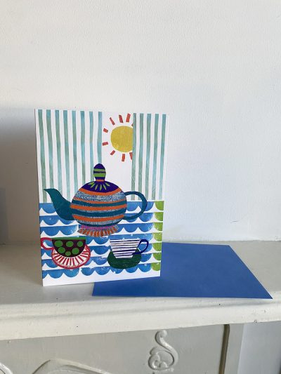 tea for two card with envelope