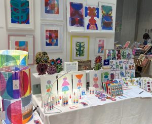 Sam Groom stall at Notts print fair