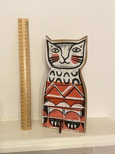 Ginger cat 1 with ruler