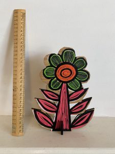 Orange flower 1 ruler