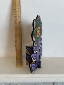 Purple flower 1 sideview