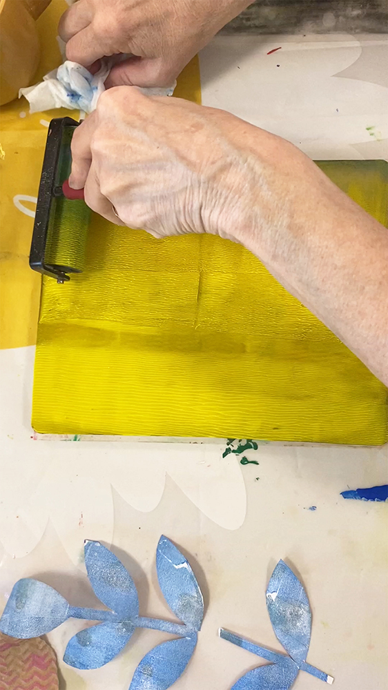 gelli printing workshop