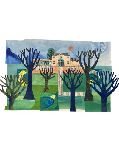 The old coach house print