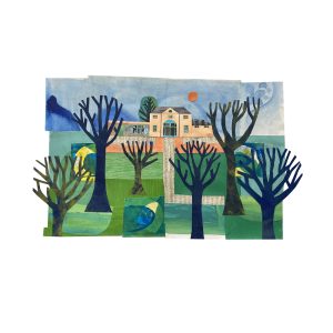 The old coach house print