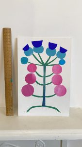 Strange berries with ruler