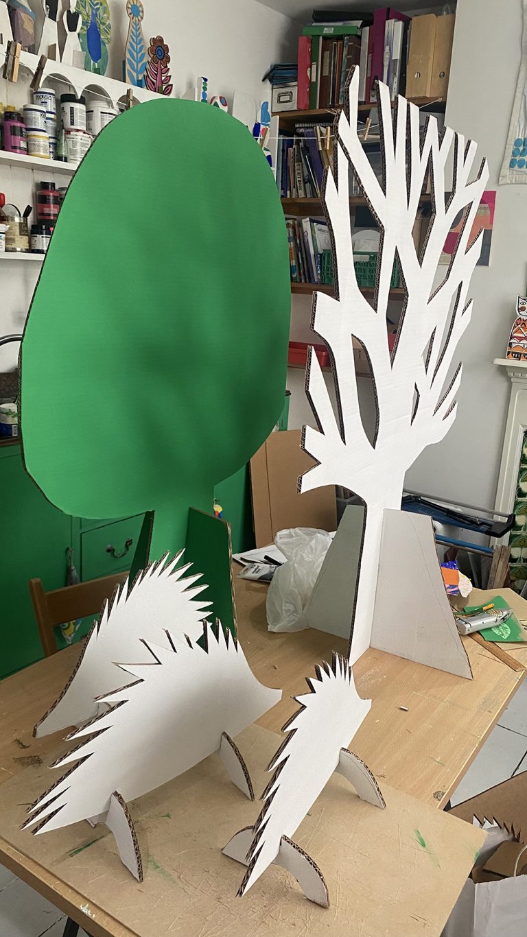 cardboard sculptures 1