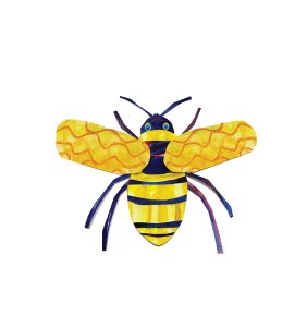 Honey Bee collage print