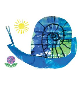 Snail collage image